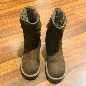 Skechers 46872 Australia Boiling Point Brown Boot Faux Winter Women's 6 US